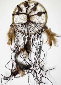 6" Tree Hemp dreamcatcher