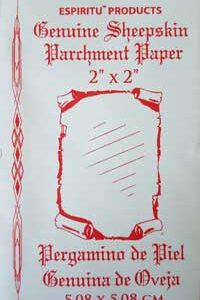 2" x 2" Sheep Skin parchment paper