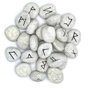 Ceramic rune set