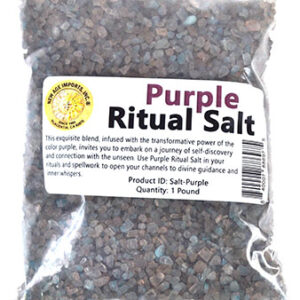 1 Lb Purple ritiual salt