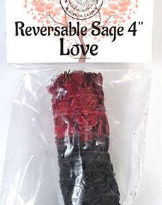 4" Love reversable smudge stick