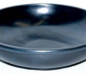 Black Stone Scrying Bowl/Smudge Pot 6"