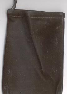Black Velveteen Bag