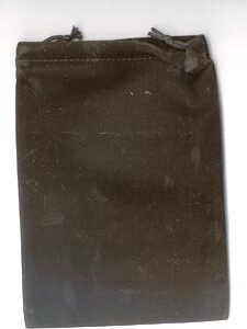 Black Velveteen Bag