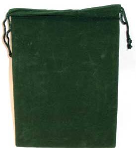 Green Velveteen Bag