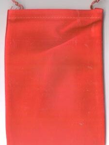 Red Velveteen Bag 5 x 7
