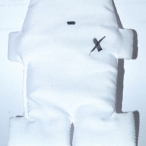 White Voodoo Doll 5"