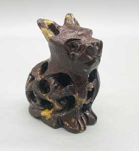 2" Cat carving