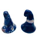 (set of 2) 1 3/4" Witch's Hat Sodalite