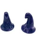 (set of 2) 1 3/4" Witch's Hat Lepidolite
