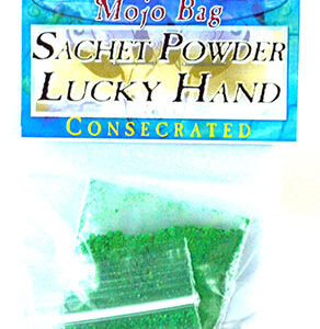 .5oz Lucky Hand sachet powder consecrated