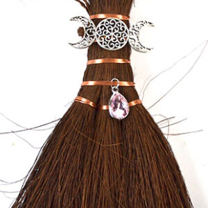 6" Triple Moon broom