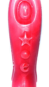 6" Red Mummy candle