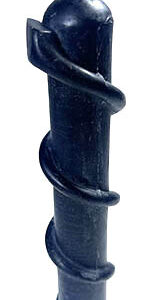 8" Black Snake candle