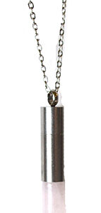 Rose Quartz chamber W/ chain