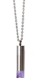 Amethyst chamber W/ chain