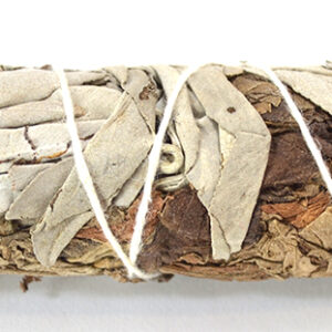 4" White Sage & Patchouli smudge