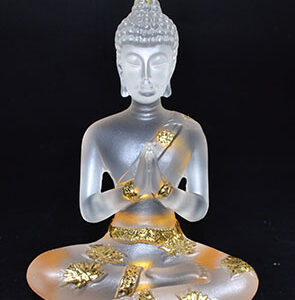 4 1/4" Buddha Clear/Gold